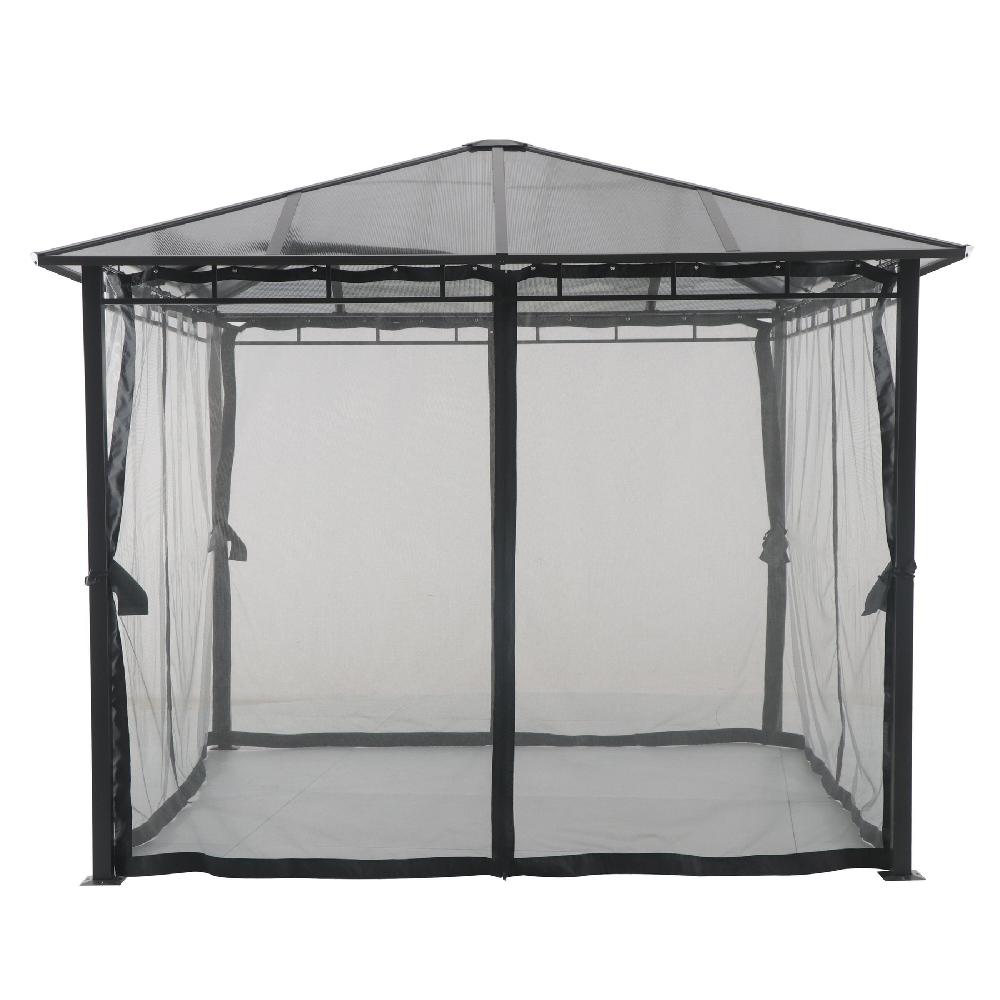 Gazebo De Aluminio NATERIAL Inna Gris De 300x300 Cm