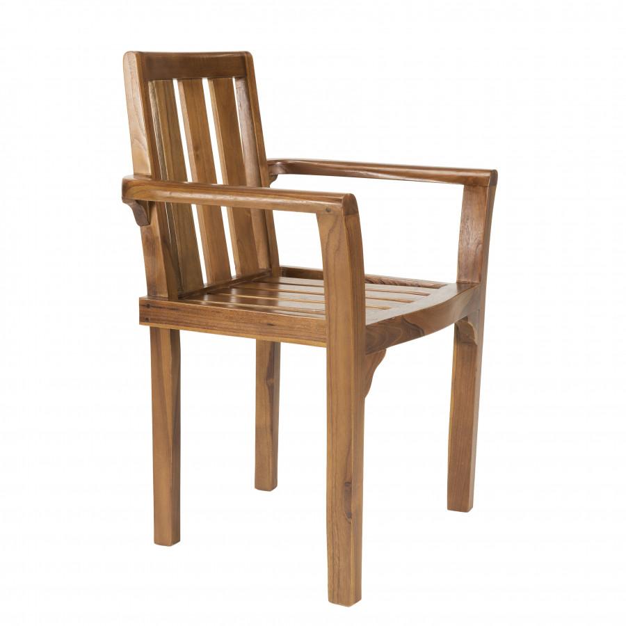 HANNA - Conjunto De Muebles De Jardín De Teca Aceitada Para 8/10 Personas