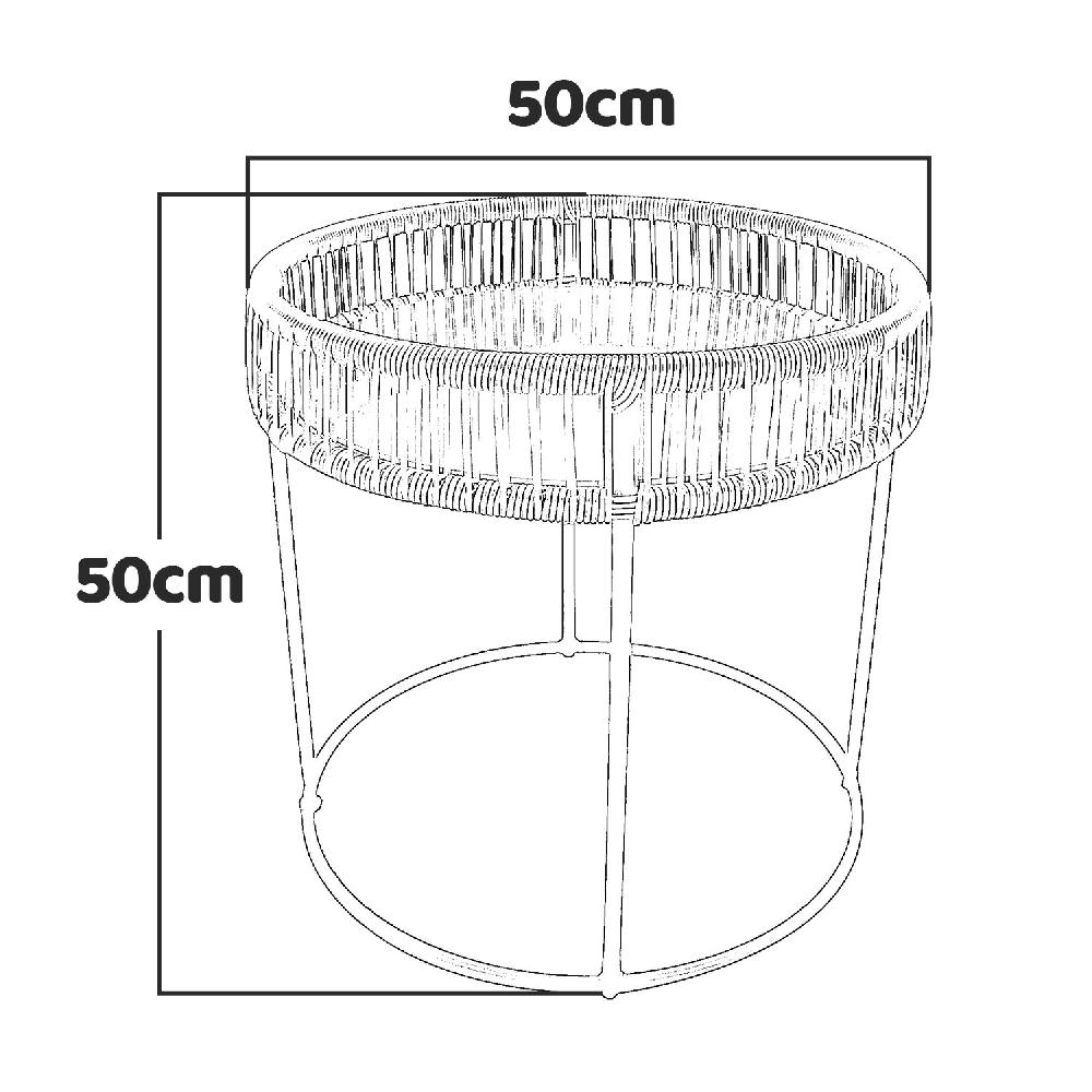Harp Marine - Mesa Auxiliar Ornamental