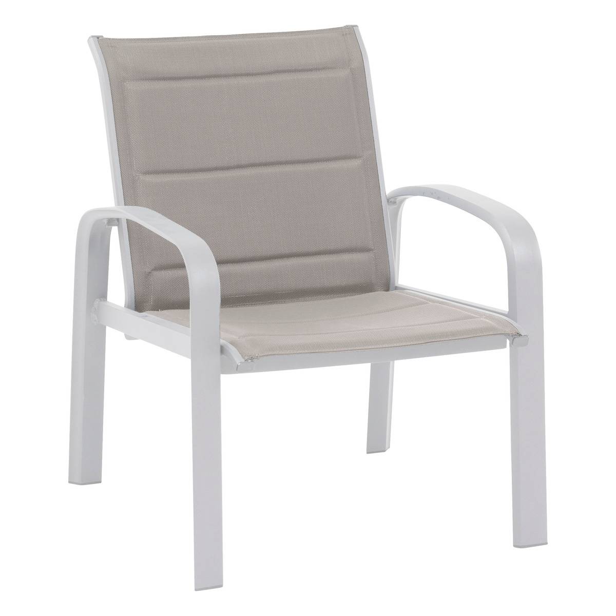 Hespéride - Conjunto De Muebles De Jardín Duo Elyn Avellana Y Blanco - 2 Plazas