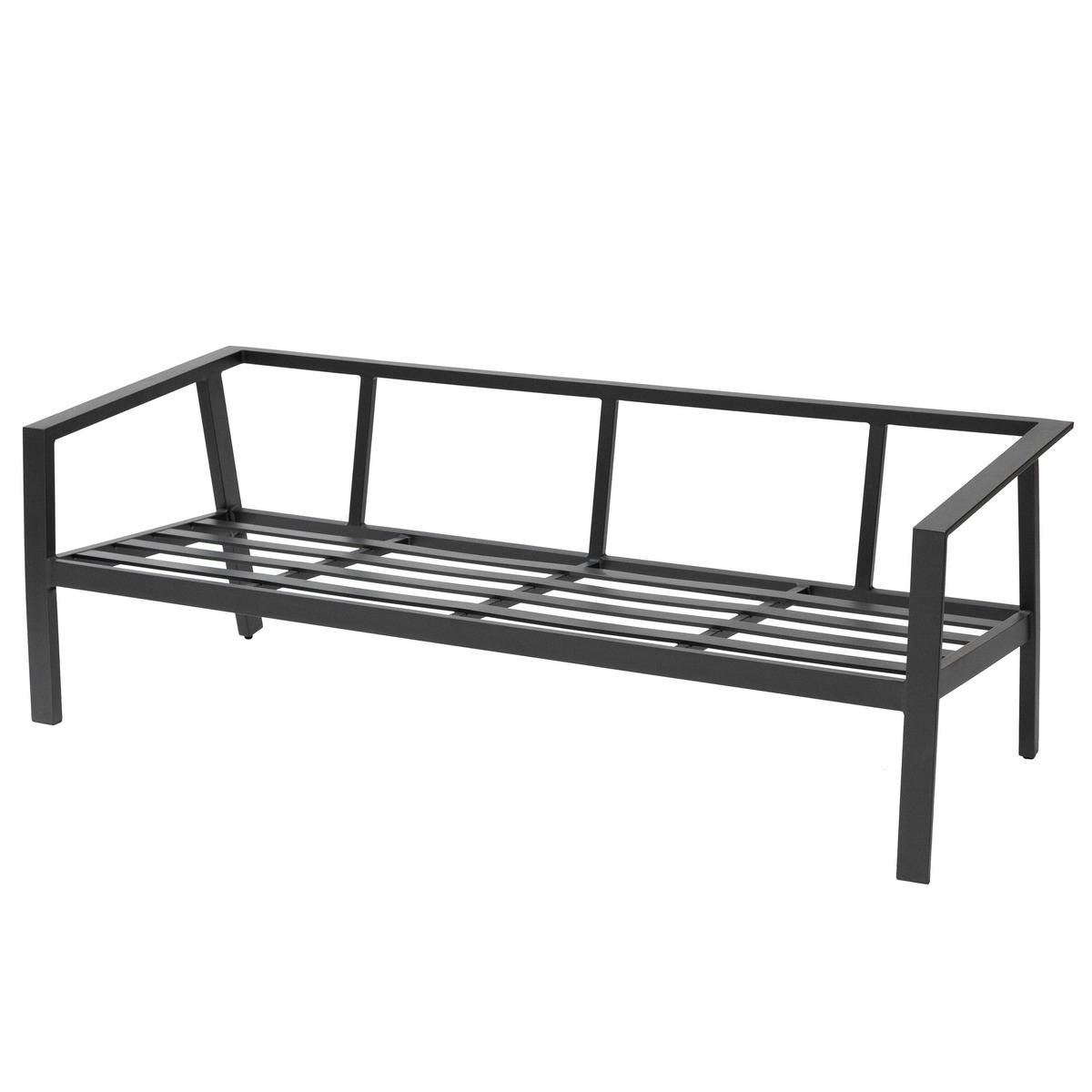 Hespéride - Conjunto De Muebles De Jardín Pavane Gris Grafito - 5 Asientos