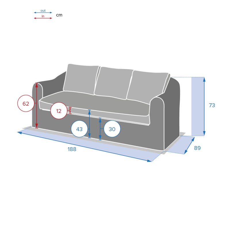Hespéride - Sofá De Jardín Mooréa Café