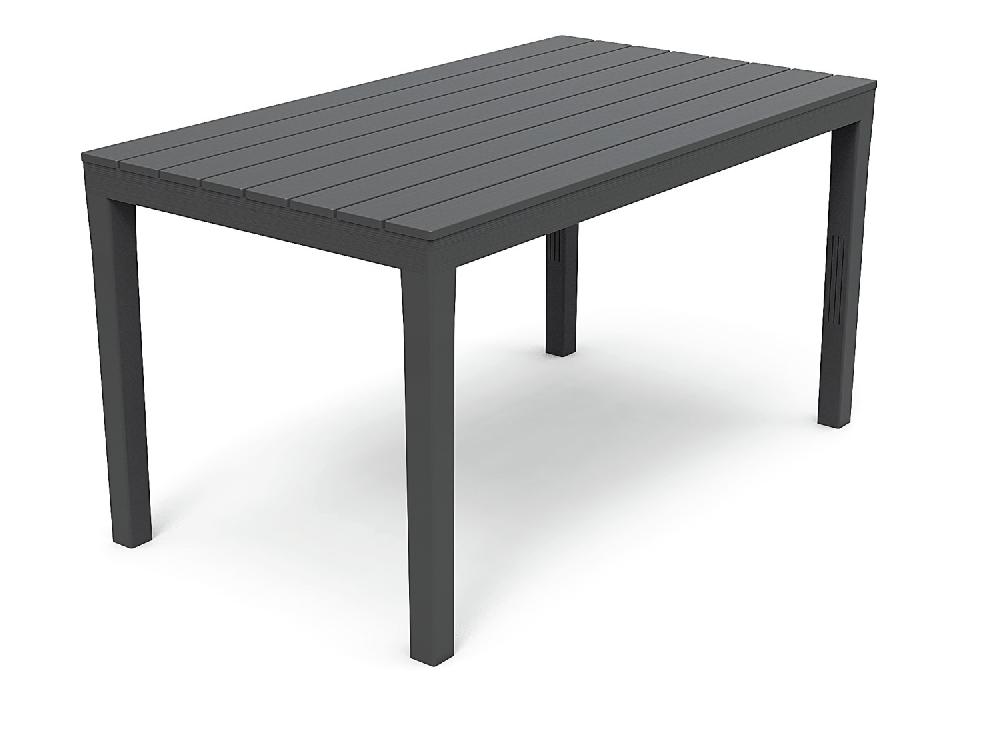 Ipae-Progarden Sumatra Mesa Para Exterior Antracita Forma Rectangular