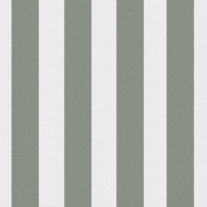 Juego De 2 Cojines Para Exterior Con Estampado De Rayas 60 X 40 Cm Color Gris VidaXL