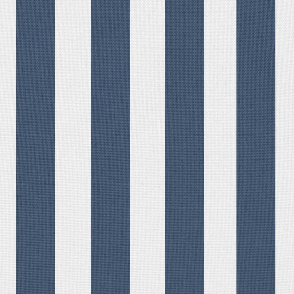Juego De 2 Cojines Para Exterior Con Estampado De Rayas 60 X 40 Cm Color Azul VidaXL