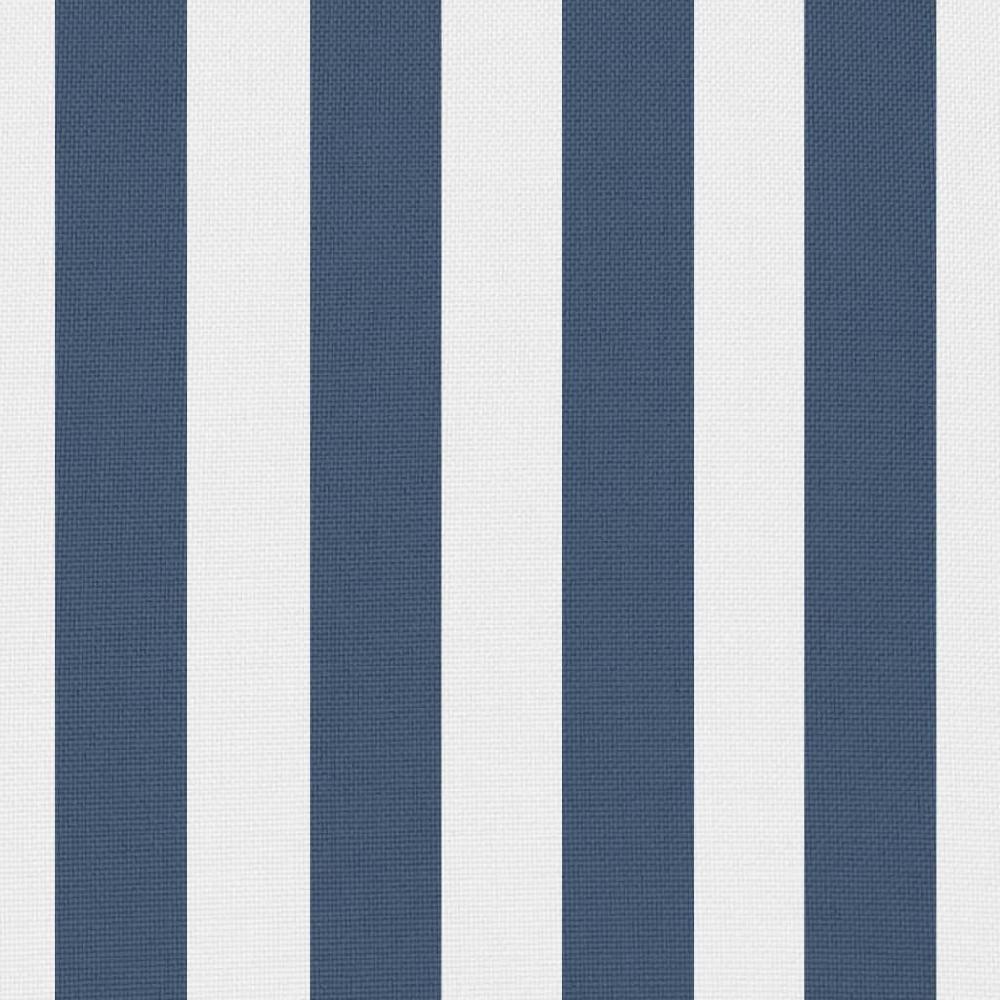 Juego De 2 Cojines Para Exterior Con Estampado De Rayas 60 X 40 Cm Color Azul VidaXL