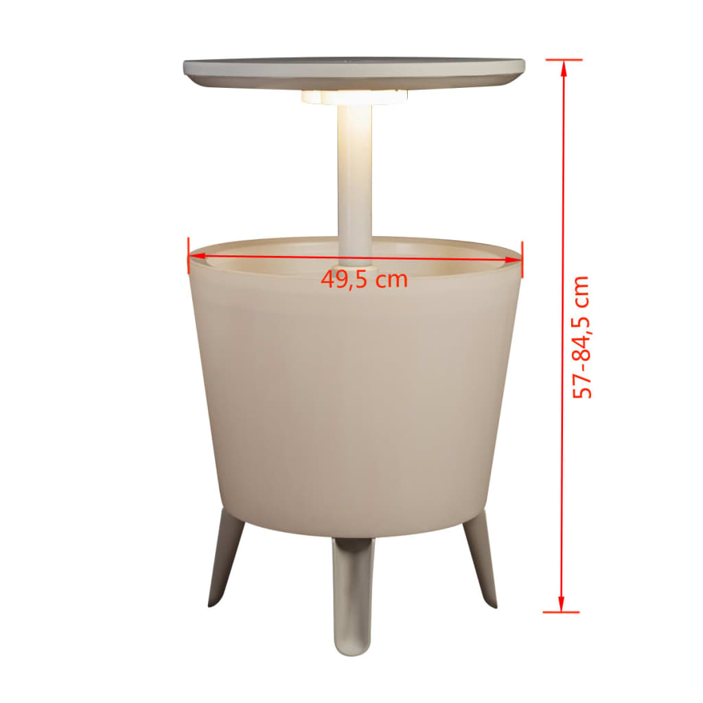 KETER Nevera Jardín COOL BAR Iluminada