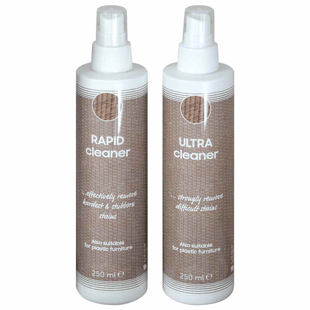 Kit De Cuidado Para Muebles De Jardín De Ratán/textileno 2x250 Ml VidaXL