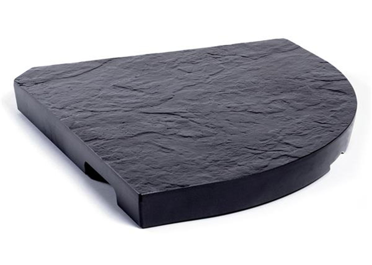 Losa Para Parasol Compensado Con Peso Decoración De Piedra Gris