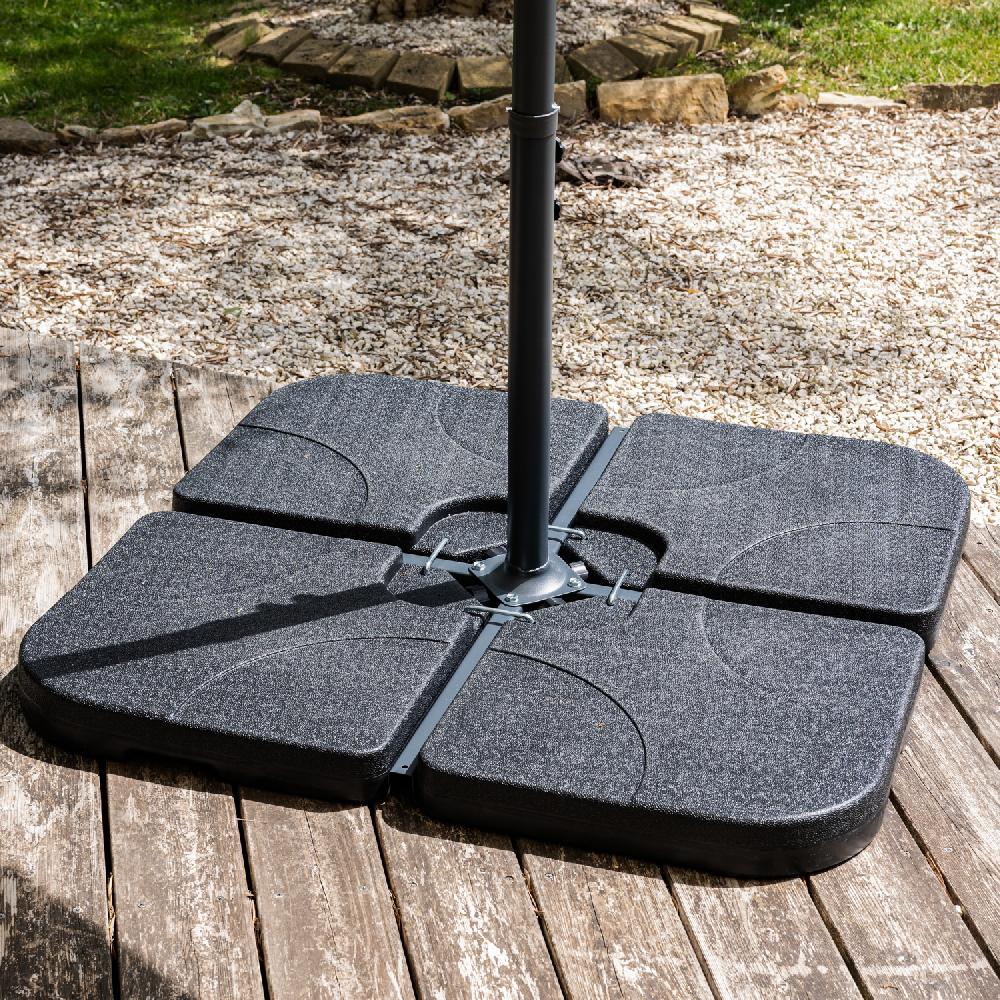 Lote de 4 baldosas cuadradas QUIBERON