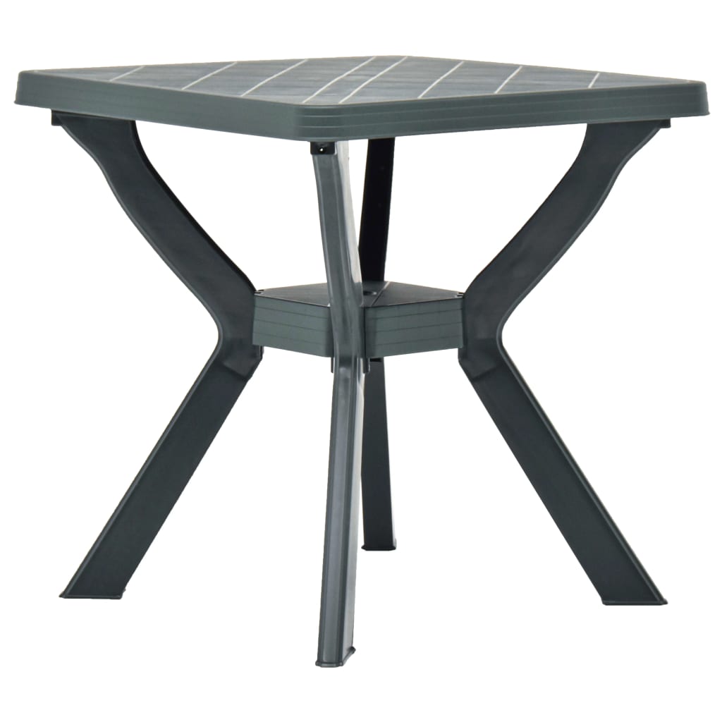 Maison Exclusive - Mesa Bistro De Plástico Verde 70x70x72 Cm