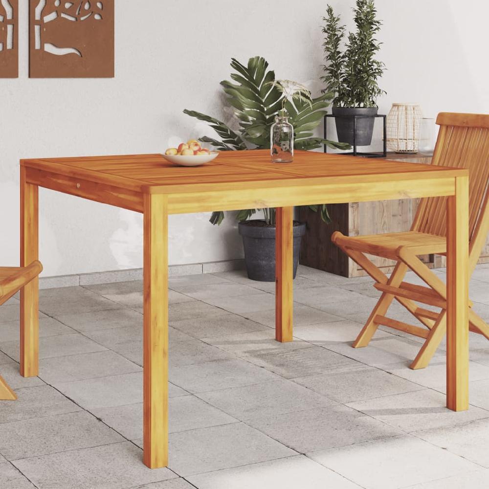 Maison Exclusive - Mesa de comedor de jardín madera maciza de acacia 110x110x75 cm