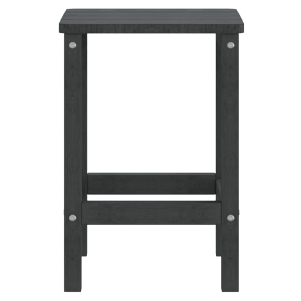 Maison Exclusive - Mesa De Jardín Adirondack HDPE Antracita 38x38x46 Cm