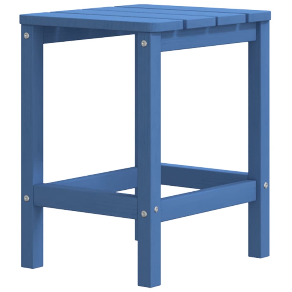 Maison Exclusive - Mesa De Jardín Adirondack HDPE Azul Agua 38x38x46 Cm