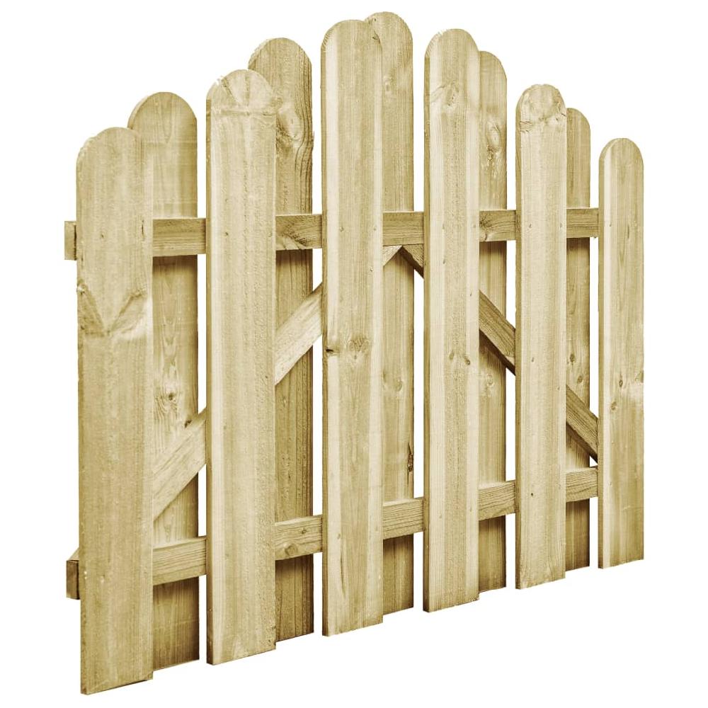 Maison Exclusive - Puerta De Jardín Madera De Pino Impregnada 100x75 Cm