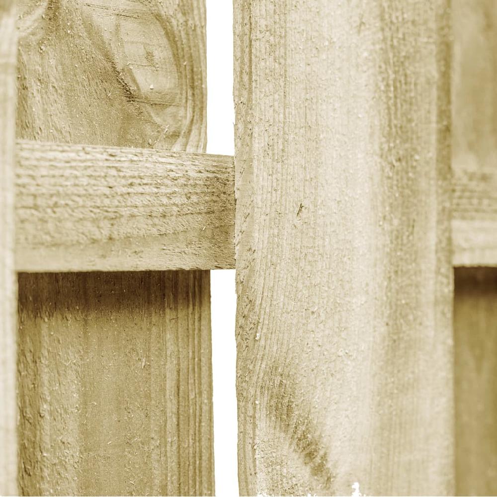 Maison Exclusive - Puerta De Jardín Madera De Pino Impregnada 100x75 Cm