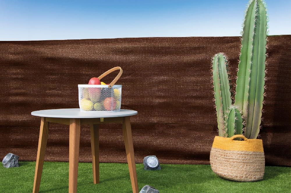 Malla de ocultación alta NORTENE 2 x 50 m marrón