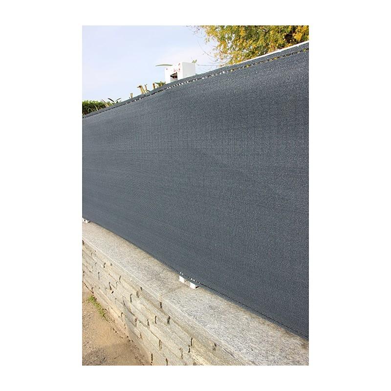 MALLA DE OCULTACION GRIS-ANTRACITA 120 GRAMOS 2 METROS ALTO