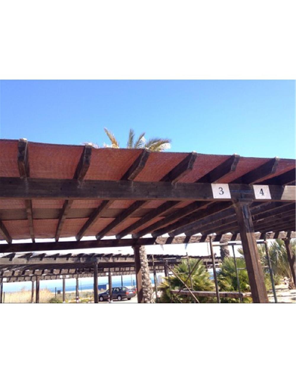 Malla De Sombreo Marron - Metro Lineal | 4 M. De Ancho