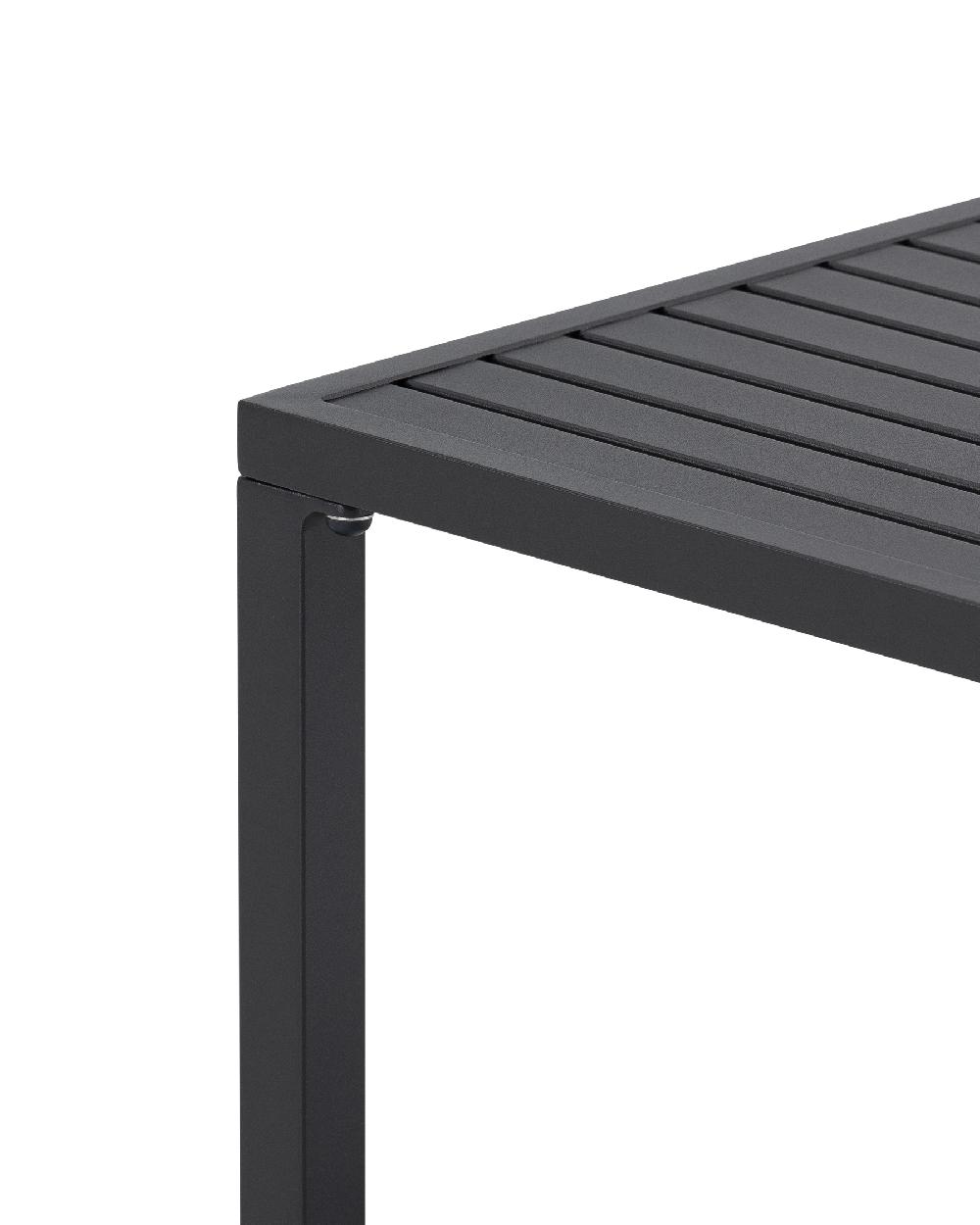 Mesa Auxiliar De Jardín Aluminio Antracita - Punta Cana