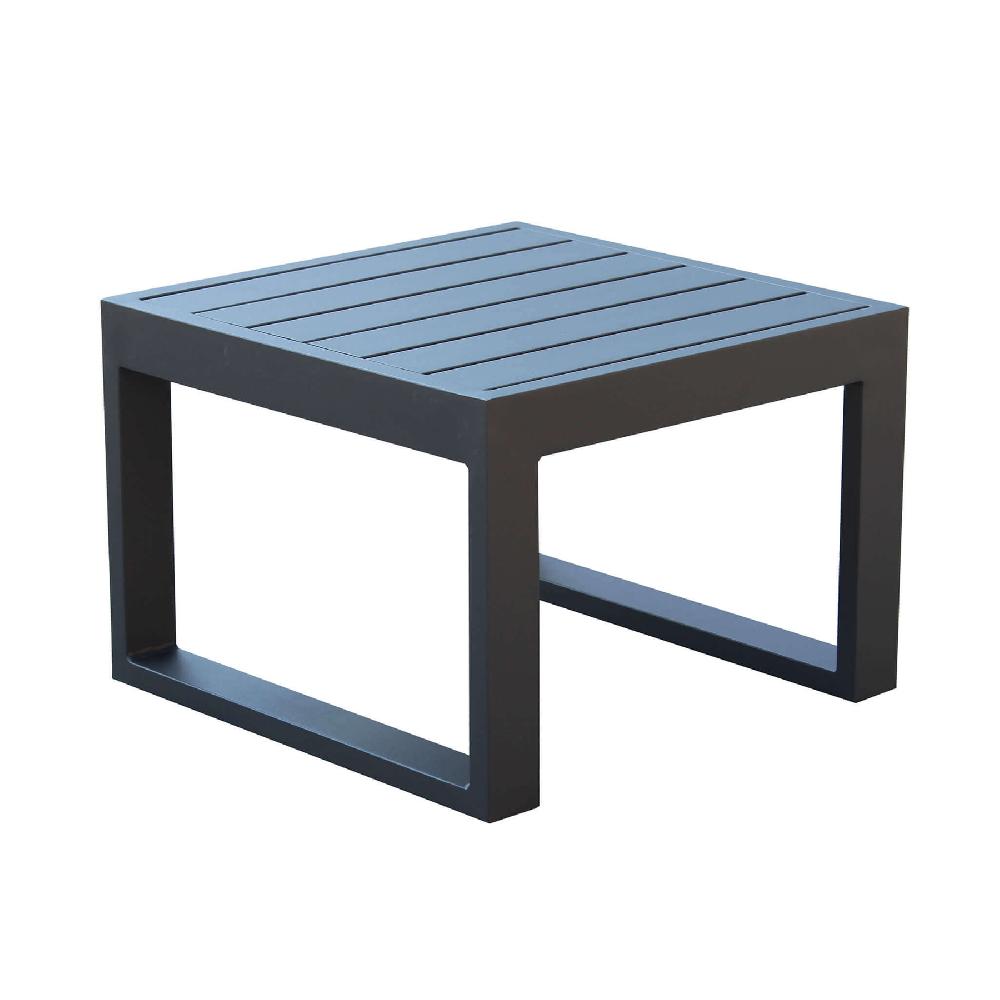 Mesa Auxiliar De Jardín De Aluminio 45x45cm Taupe Mod. Cuba