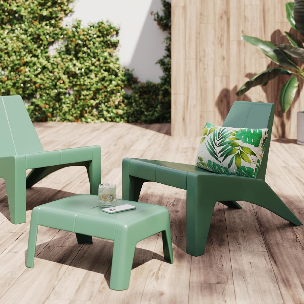 Mesa Auxiliar De Jardín NATERIAL Halios Verde