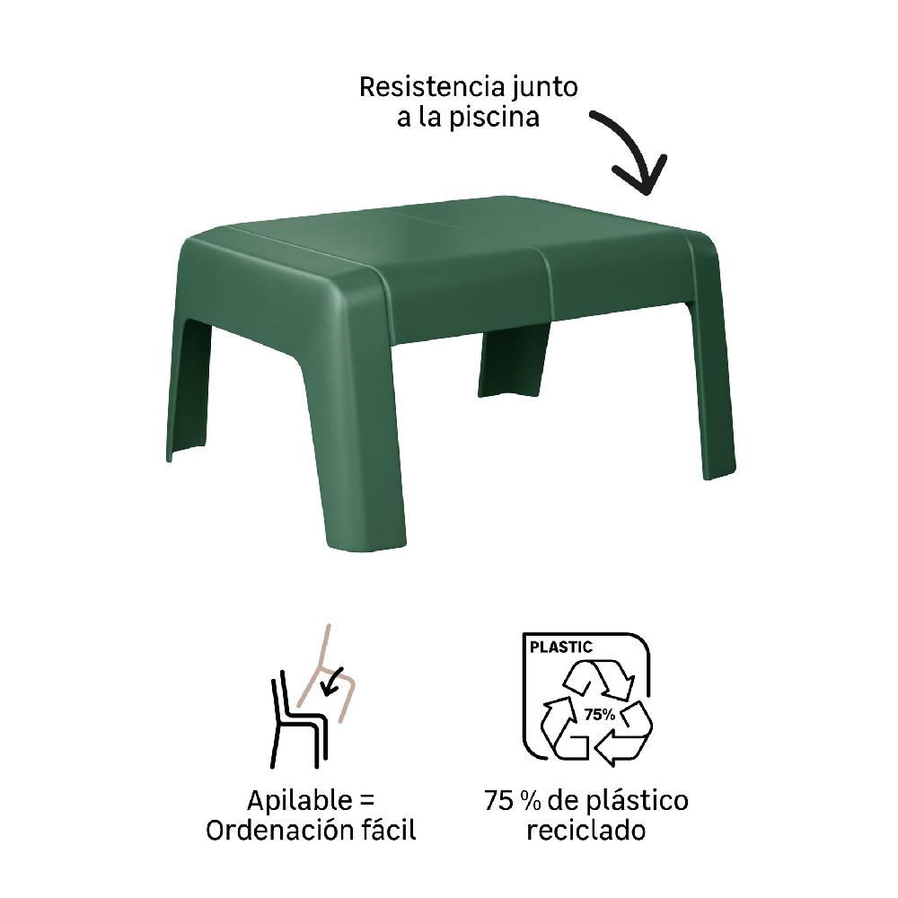 Mesa Auxiliar De Jardín NATERIAL Halios Verde