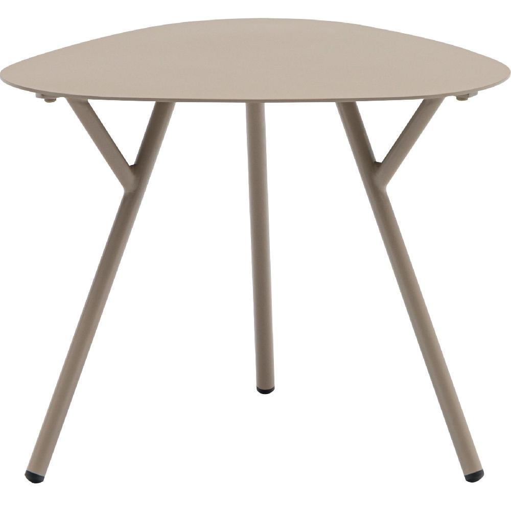 Mesa Auxiliar Galt Diam.60 Exterior Y Jardín De Aluminio Taupe