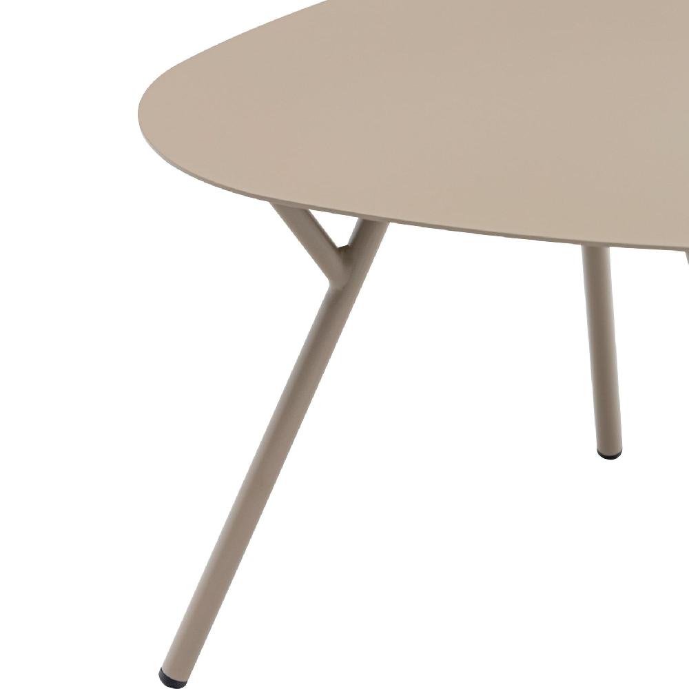 Mesa Auxiliar Galt Diam.60 Exterior Y Jardín De Aluminio Taupe