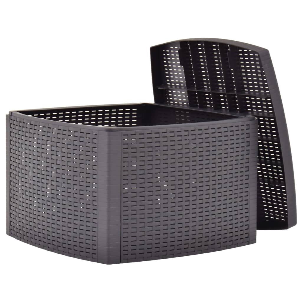 Mesa Auxiliar Mocha 54x54x36 5 Cm Plástico