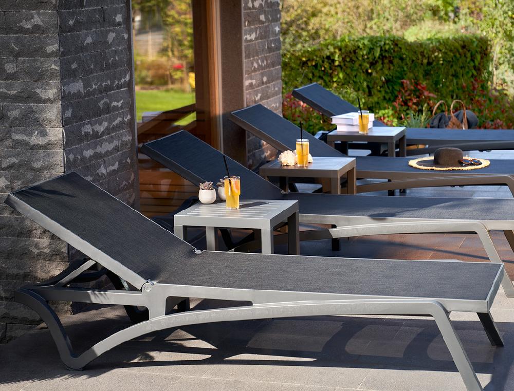 Mesa Auxiliar Ocean Side Table Gris Oscuro Siesta Exclusive