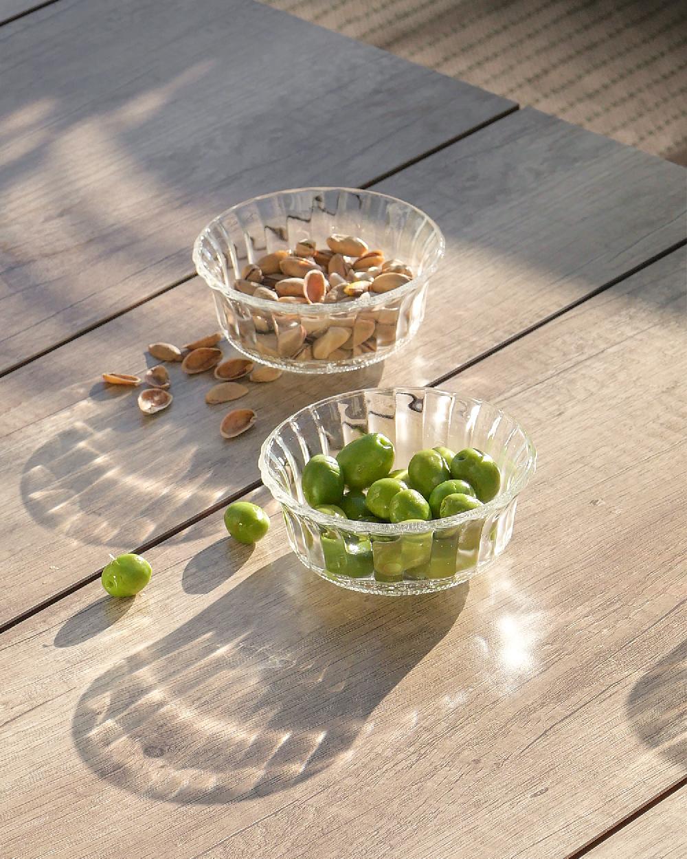 Mesa Baja Jardín Taupé Y HPL Imitación Madera 120x60 - Matilda