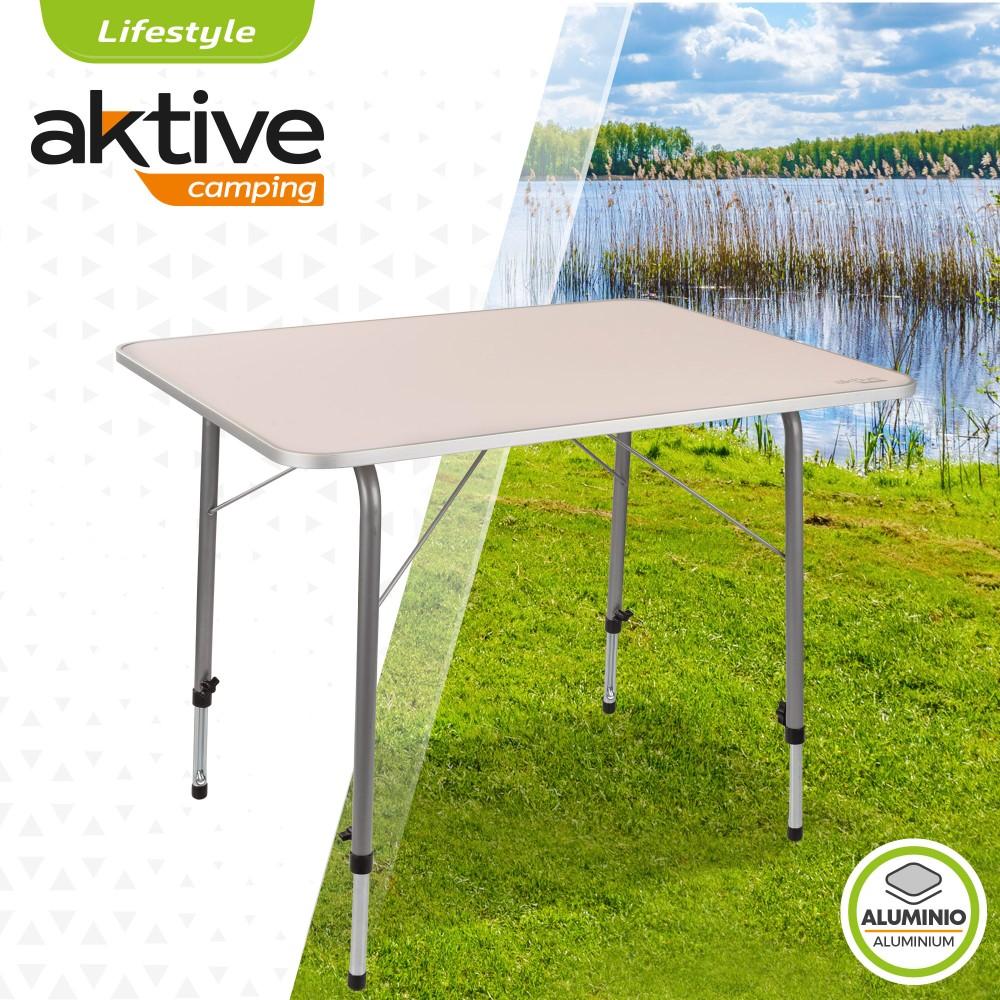 Mesa Camping Plegable Altura Regulable Aktive Camping