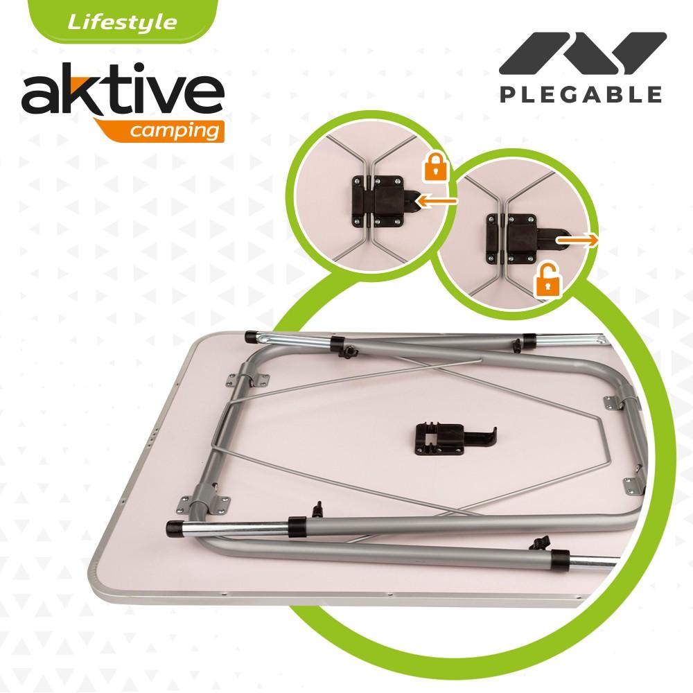 Mesa Camping Plegable Altura Regulable Aktive Camping