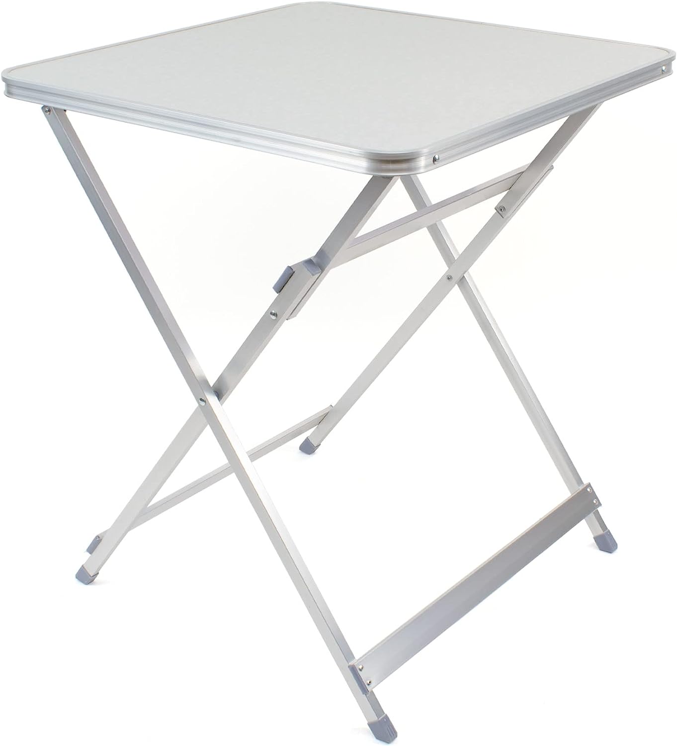 Mesa cuadrada (60x60 cm) plegable - Imitación Mármol