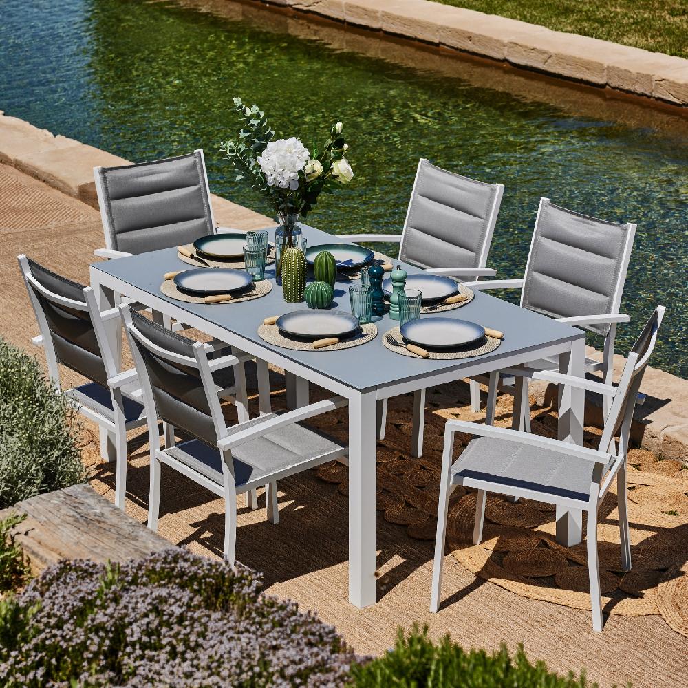 Mesa De Comedor 160×90 Cm Blanca - Tokyo