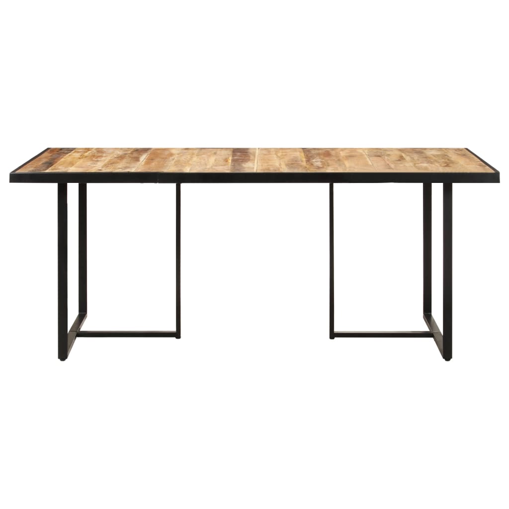 Mesa De Comedor Madera De Mango Rugosa 160 Cm
