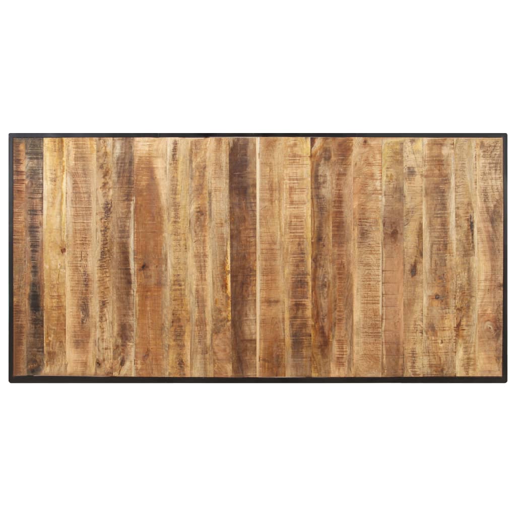 Mesa De Comedor Madera De Mango Rugosa 160 Cm