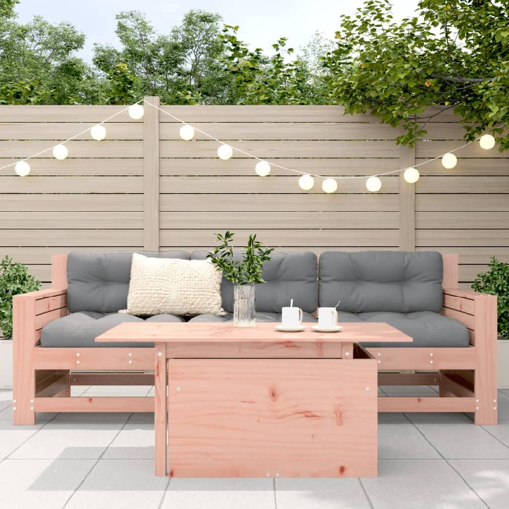 Mesa De Jardín 100x50x75 Cm Madera Maciza De Abeto Douglas