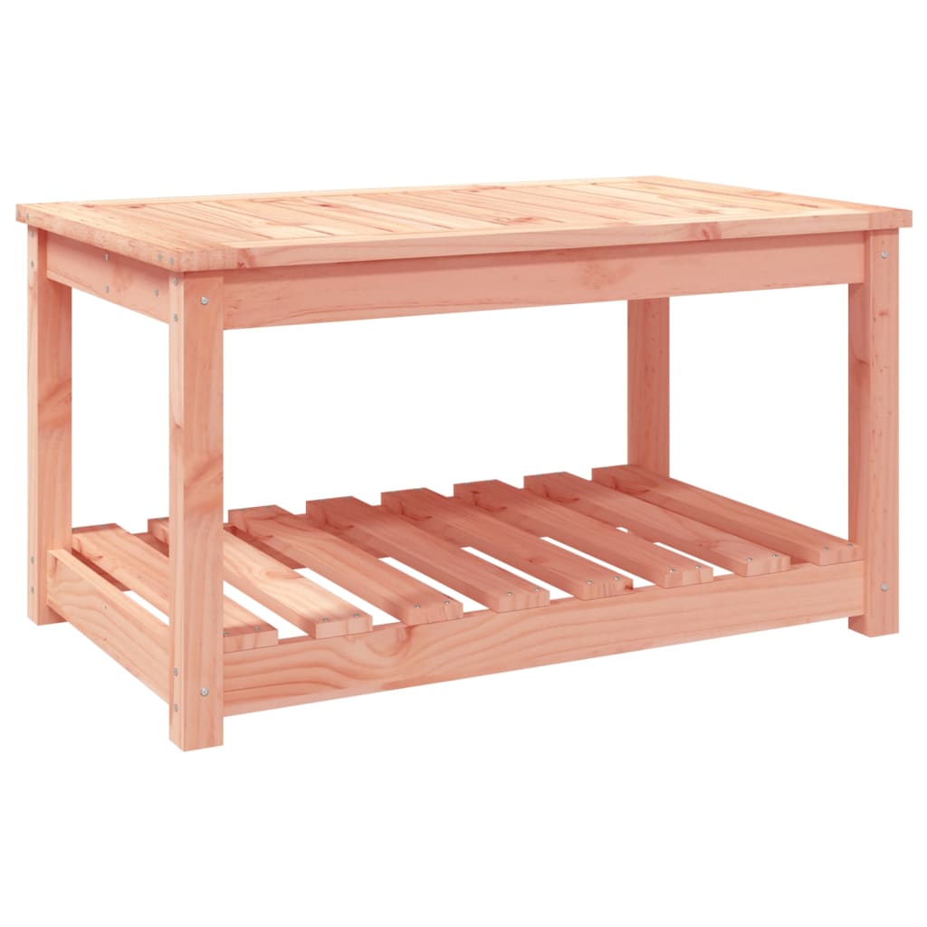 Mesa de jardín 82 5x50 5x45 cm madera maciza de abeto Douglas