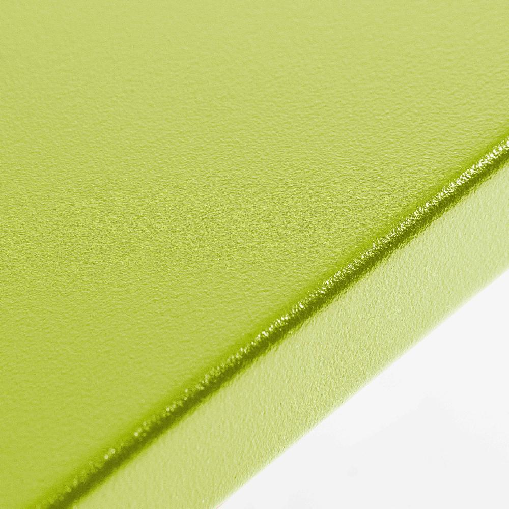 Mesa De Jardín Cuadrada De Metal Verde Palavas - Oviala