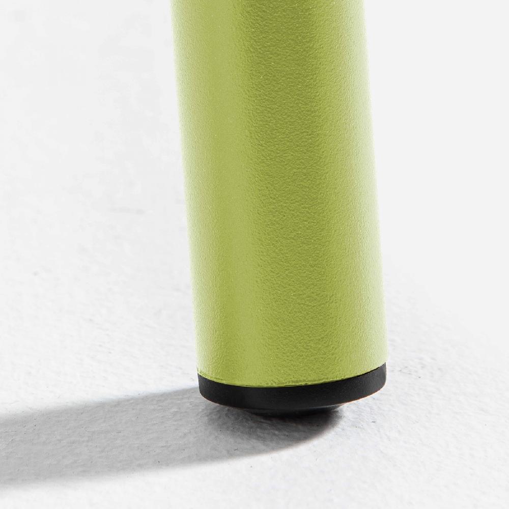 Mesa De Jardín Cuadrada De Metal Verde Palavas - Oviala