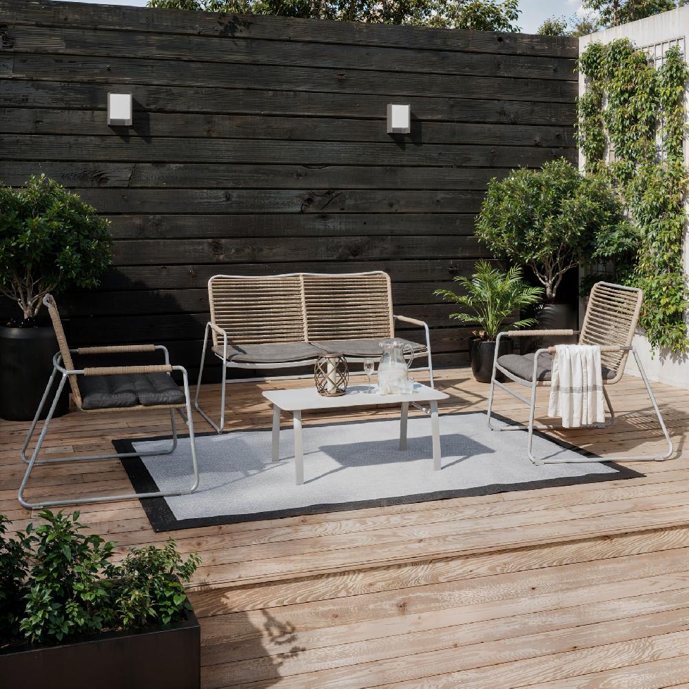 Mesa De Jardín De Acero Alma De 45x35x85 Cm