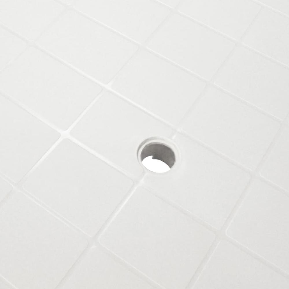 Mesa De Jardín De Plástico Blanca 101x68x72 Cm