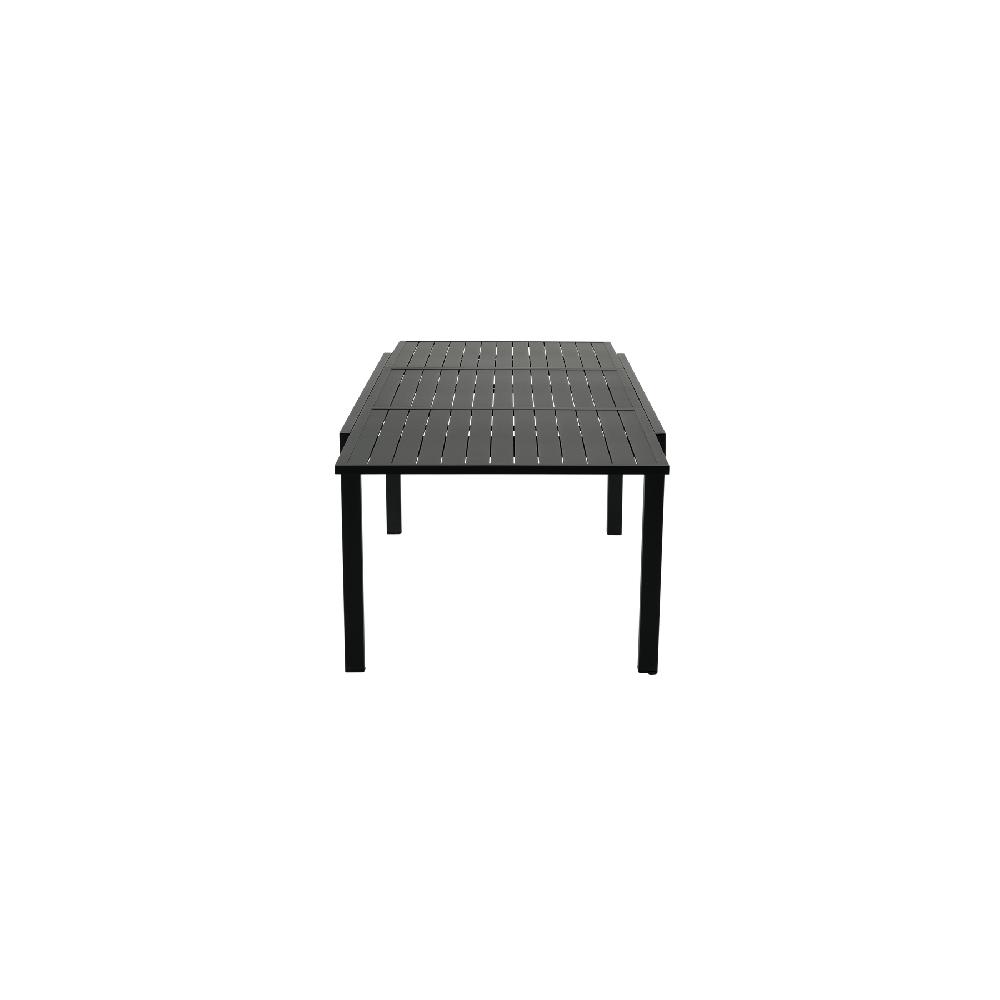 Mesa De Jardín Extensible NATERIAL Athena De Aluminio Gris De 224/336x75x100 Cm