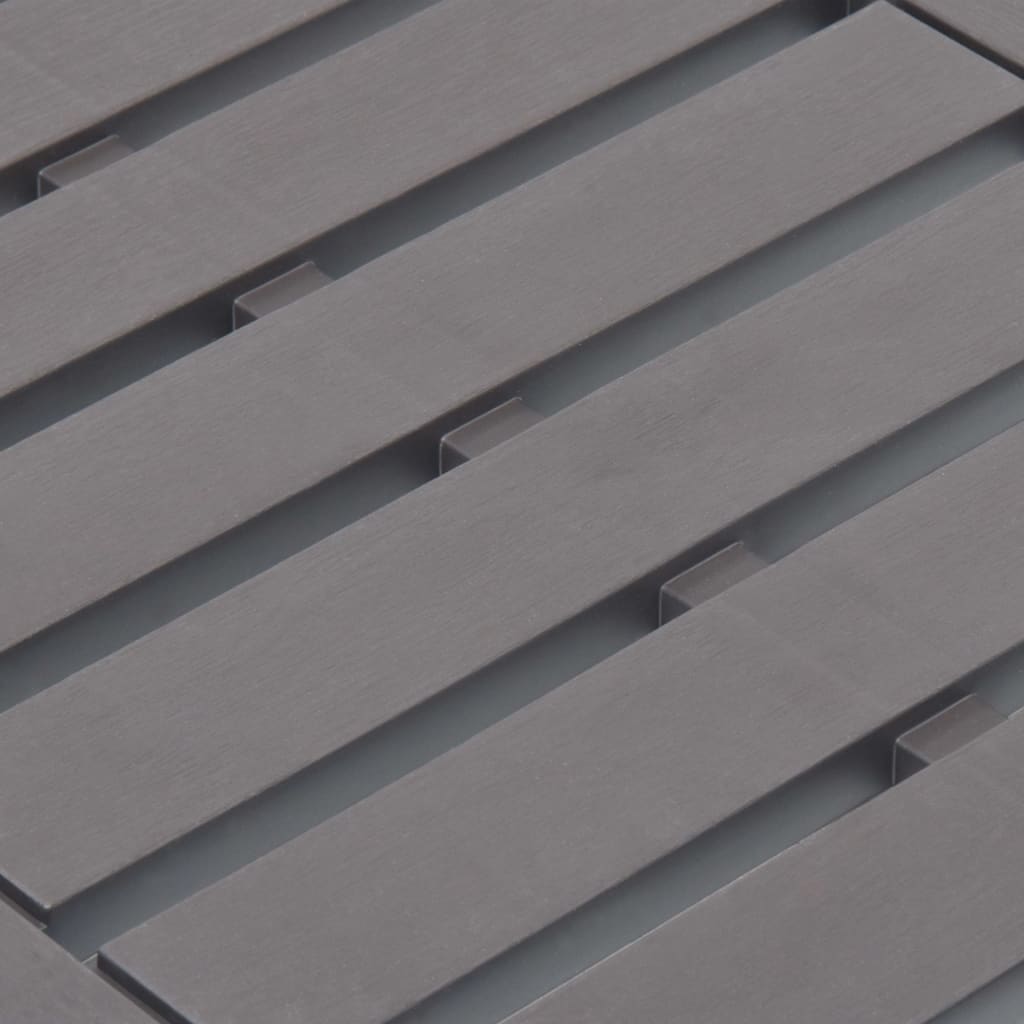 Mesa De Jardín Moka 78x55x38 Cm Plástico