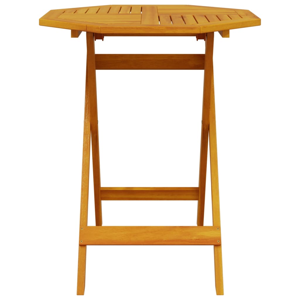 Mesa De Jardín Plegable?Madera Maciza De Acacia 70x75 Cm
