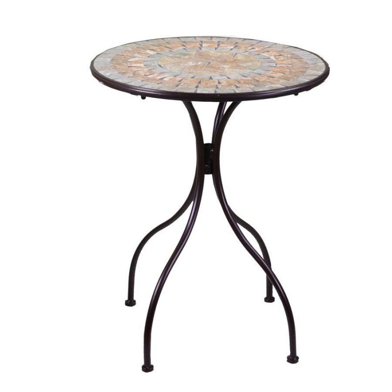 Mesa De Mosaico De Metal Urbino Con 2 Sillas