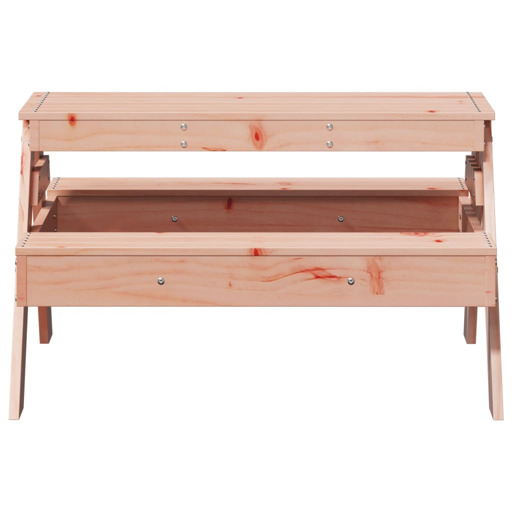 Mesa De Picnic Infantil En Madera Maciza De Abeto Douglas