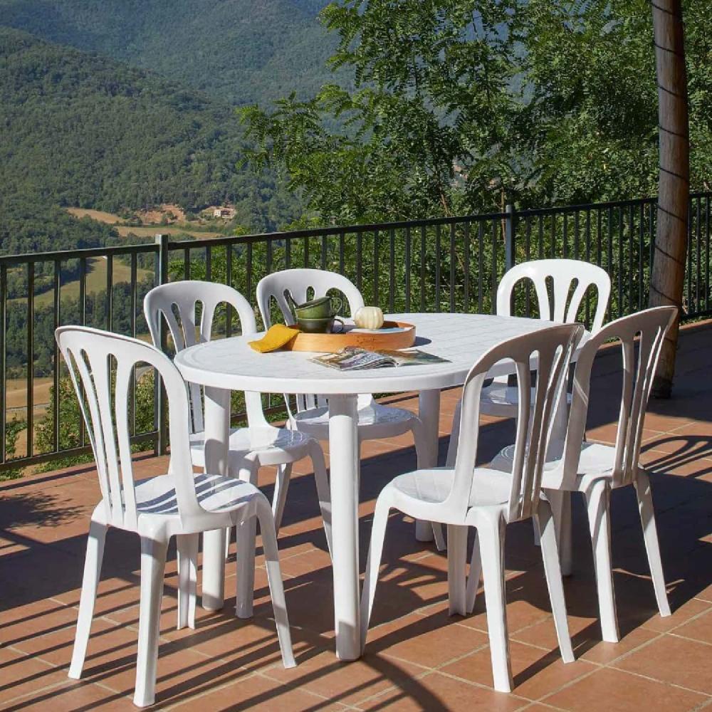 Mesa De Resina Oval Breeze 137x85x72cm O91